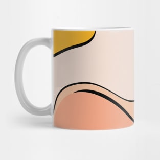 Original abstract modern minimalist design art Mug